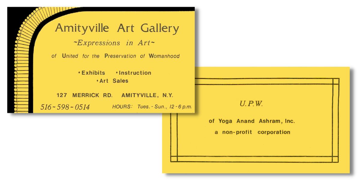 Amityville Art Gallery Business Card